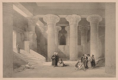 Egypten och Nubien: Volym I - nr 24, Templet i Esneh av Louis Haghe