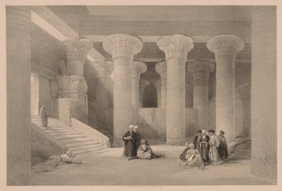 Egypten och Nubien: Volym I - nr 24, Templet i Esneh, 1838. av Louis Haghe