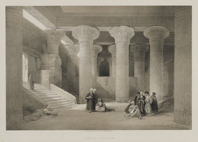 Egypten och Nubien, volym I: Templet i Esneh av Louis Haghe
