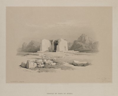 Egypten och Nubien, Volym I: Templet vid Tafa i Nubia av Louis Haghe