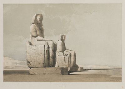 Egypten och Nubien, volym I: Thebe av Louis Haghe