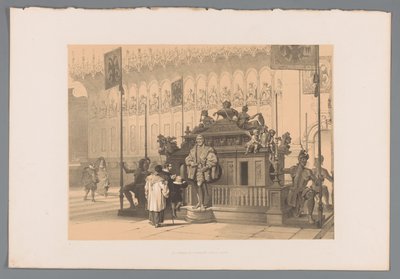 Graftombe van keizer Lodewijk de Beier te München Kejsar Ludwigs grav i München (titel på objektet) av Louis Haghe
