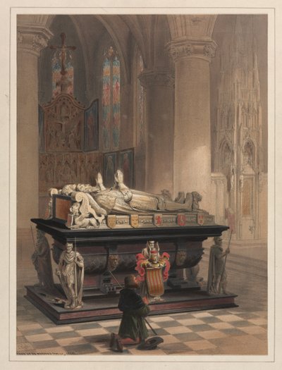 Tomb of the Merodes Family, Gheel. av Louis Haghe