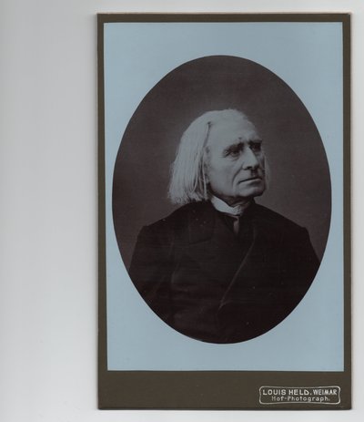 Franz Liszt (1811-1886) (1880, fotografi) av Louis Held