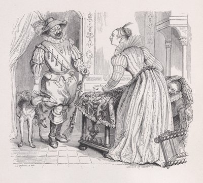 Jakten från Bérangers kompletta verk, 1836. Skapare: Louis-Henri Brevière, Cesar-Auguste Hebert. av Louis Henri Brevière, Cesar Auguste Hebert