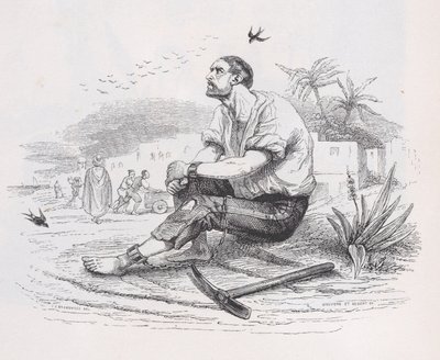 Svalorna från The Complete Works of Béranger, 1836. Skapare: Louis-Henri Brevière, Cesar-Auguste Hebert. av Louis Henri Brevière, Cesar Auguste Hebert