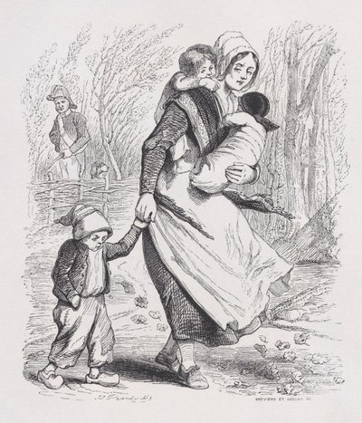 Jeanne, die Rothaarige aus den gesammelten Werken von Béranger von Louis Henri Brévière