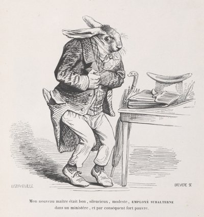 Mein neuer Meister aus Szenen aus dem privaten und öffentlichen Leben der Tiere von Louis Henri Brévière