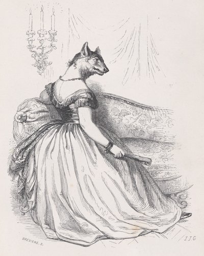 Jetzt verstehe ich die Mutterwölfin von Rom aus Szenen aus dem privaten und öffentlichen Leben..., ca. 1837-47 von Louis Henri Brévière