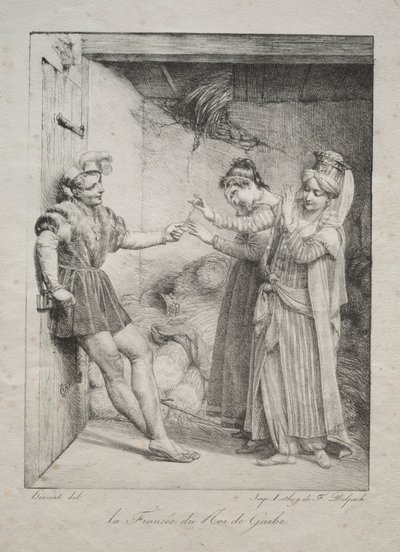 Kungen av Garbes fästmö, 1800. av Louise Marie Jeanne Hersent