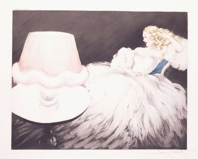 Lampskärm av Louis Icart
