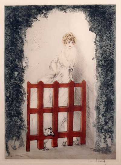 Röda porten av Louis Icart