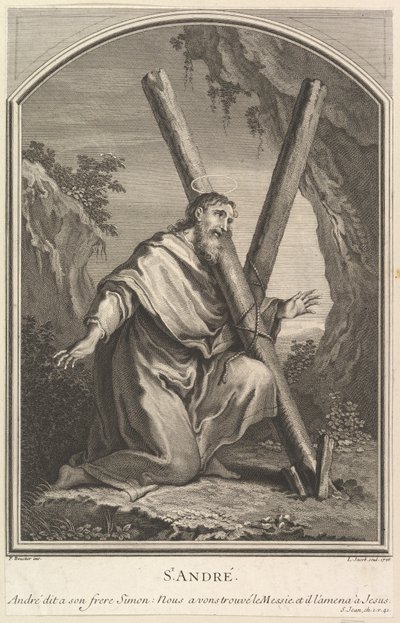 Sankt Andreas, 1726. av Louis Jacob