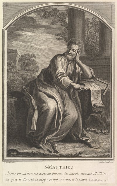 Sankt Matteus, 1726. av Louis Jacob