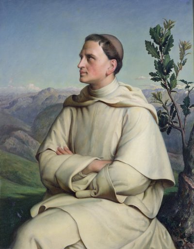Henri Lacordaire (1802-61) i Sorreze, 1847 av Louis Janmot
