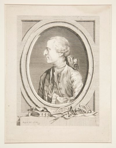 Porträtt av Antoine de Ch?sie av Louis Jean Desprez