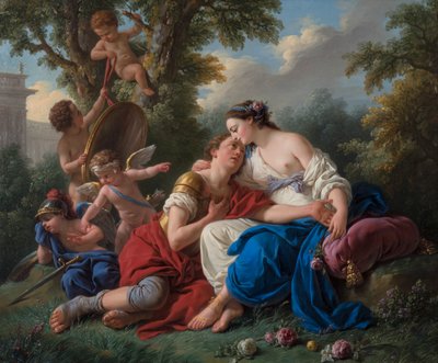Rinaldo och Armida av Louis Jean François Lagrenée