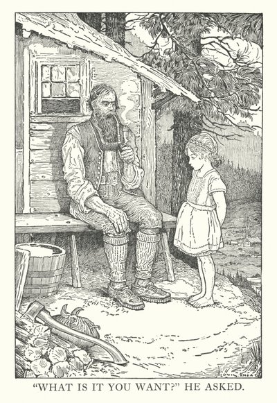 Illustration till Heidi av Johanna Spyri (litografi) av Louis John Rhead