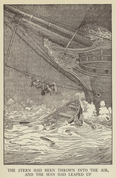 Illustration för Kidnapped av Robert Louis Stevenson av Louis John Rhead