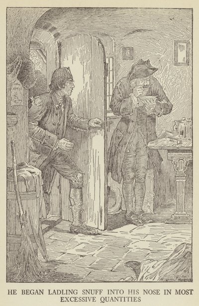 Illustration för Kidnapped av Robert Louis Stevenson av Louis John Rhead