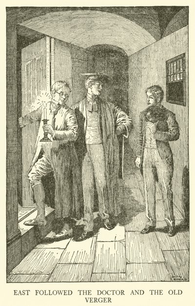 Illustration för Tom Browns skoldagar (gravyr) av Louis John Rhead