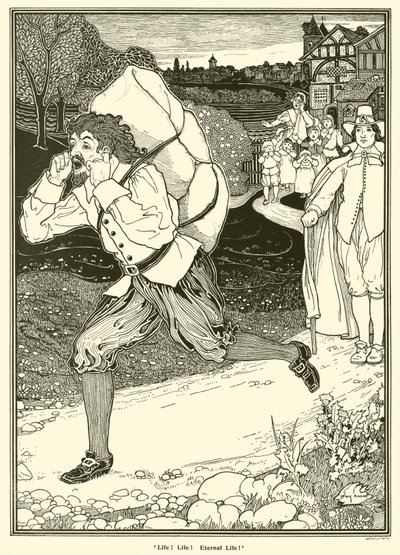 Liv! Liv! Evigt liv! (gravyr) av Louis John Rhead