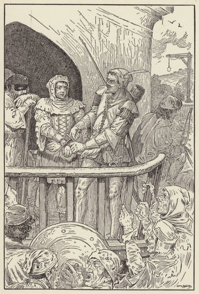 Lille John klippte hastigt Will Stutelys obligationer av Louis John Rhead
