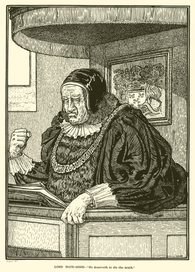 Lord Hate-Good (gravyr) av Louis John Rhead