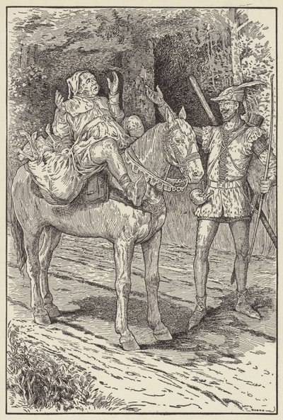 Nej, citera Robin, Frukta ingenting, för jag gör dig ingen skada av Louis John Rhead