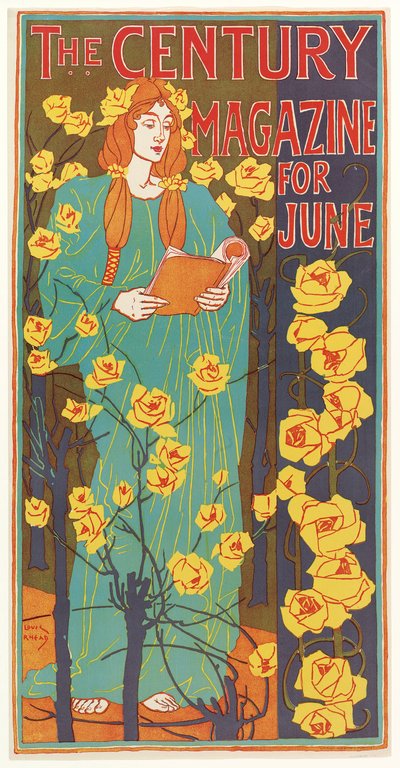 The Century Magazine för juni, pub. 1896 av Louis John Rhead