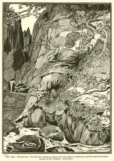 The Hill Difficulty (gravyr) av Louis John Rhead