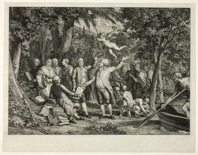 Mirabeau anländer till Elysian Fields av Louis Joseph Masquelier