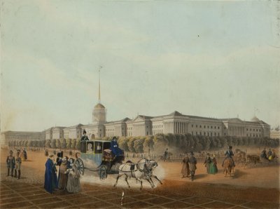 Amiralitetet i Sankt Petersburg, slutet av 1840-talet. av Louis Jules Arnout