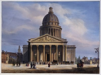 Utsikt över Pantheon - av Arnout av Louis Jules Arnout