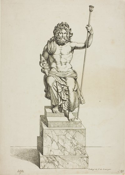 Jupiter, hämtad från M. Denons samling av Louis Lafitte