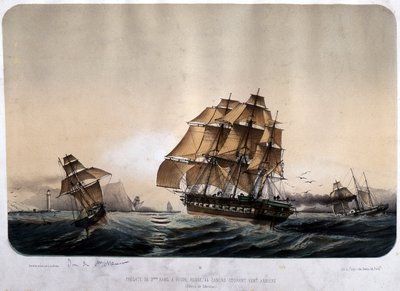Fregate 2: a raden i Gibraltar. av Louis Le Breton