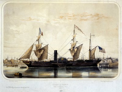 Steamer "" The Franklin" av Louis Le Breton