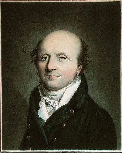 Antoine Dubois (1756-1837) graverad av Gautier (färgad gravyr) av Louis Leopold (after) Boilly