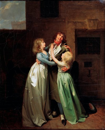 En sorgsen avsked, 1780-talet av Louis Leopold Boilly