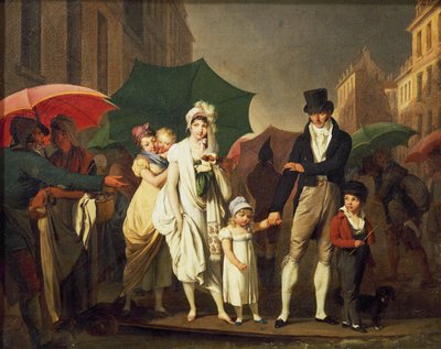 Regnskur av Louis Leopold Boilly
