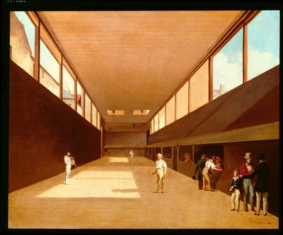 Interiör av Jeu de Paume, Versailles av Louis Leopold Boilly