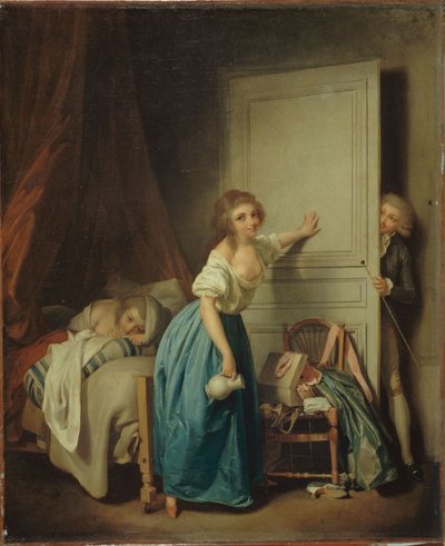 Den indiskrete av Louis Leopold Boilly