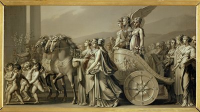 Tsar Alexander I:s triumf eller freden... av Louis Leopold Boilly