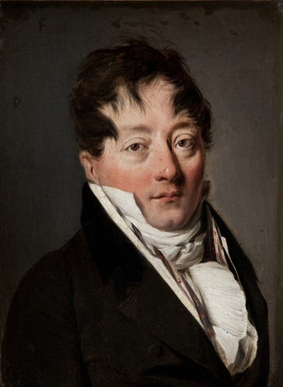 Porträtt av Alexandre Balthazar Laurent Grimod de la Reynière 1758-1837 av Louis Leopold Boilly