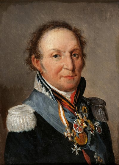 Porträtt av fältmarskalk greve Ludwig Adolf Peter av Sayn-Wittgenstein-Ludwigsburg 1769-1843 av Louis Leopold Boilly