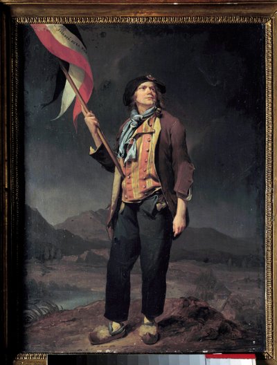 Porträtt av sångaren Simon Chenard av Louis Leopold Boilly
