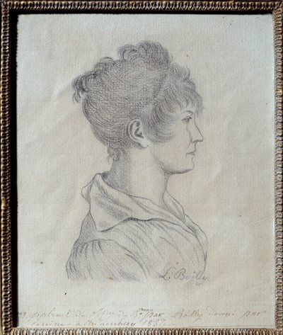 Profil Porträtt av Josephine de Beauharnais (1763-1814) Teckning av Louis Leopold Boilly (1761-1845) 1793 Sön. 0,17x0,21 m Malmaison, slottsmuseum av Louis Leopold Boilly