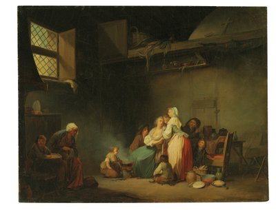 Soppa till katterna av Louis Leopold Boilly