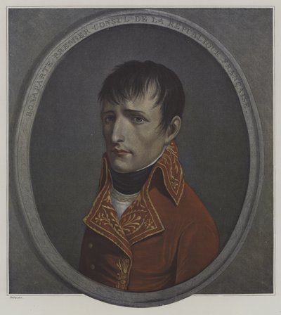 Napoleon Bonaparte, franska republikens förste konsul av Louis Leopold after Boilly