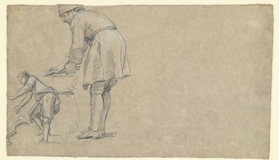 Figurstudier (verso) av Louis Licherie de Beurie